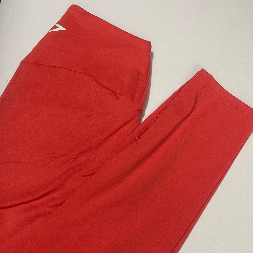 Gym Shark Medium‎ Orange Ankle Leggings